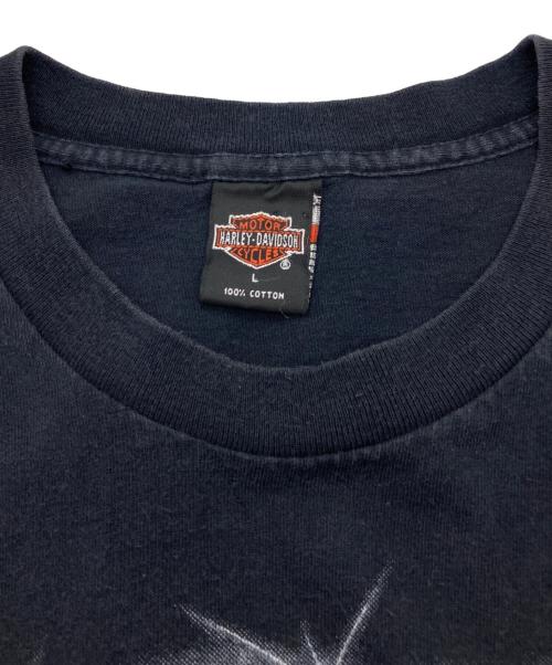 HARLEY-DAVIDSON（ハーレーダビッドソン）HARLEY-DAVIDSON (ハーレーダビッドソン) 【古着】90's JUST RIDE プリントTシャツ ブラック サイズ:Lの古着・服飾アイテム
