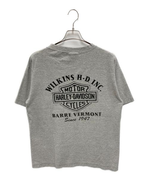 HARLEY-DAVIDSON（ハーレーダビッドソン）HARLEY-DAVIDSON (ハーレーダビッドソン) 【古着】90'sプリントTシャツ グレー サイズ:Lの古着・服飾アイテム