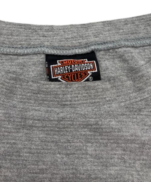 HARLEY-DAVIDSON（ハーレーダビッドソン）HARLEY-DAVIDSON (ハーレーダビッドソン) 【古着】90'sプリントTシャツ グレー サイズ:Lの古着・服飾アイテム