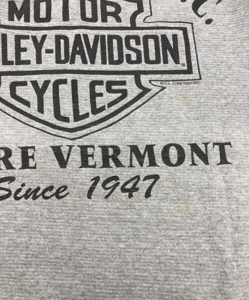 HARLEY-DAVIDSON（ハーレーダビッドソン）HARLEY-DAVIDSON (ハーレーダビッドソン) 【古着】90'sプリントTシャツ グレー サイズ:Lの古着・服飾アイテム