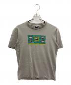 stussyステューシー）の古着「マザーボードプリントTシャツ」｜グレー