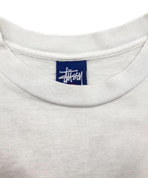 stussy（ステューシー）stussy (ステューシー) ジャズマンプリントTシャツ ホワイト サイズ:Sの古着・服飾アイテム