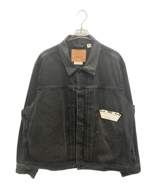 LEVI'S（リーバイス）LEVI'S (リーバイス) EDIFICE (エディフィス) 30th 別注 Type 1 Trucker Jacket ブラック サイズ:XXL 未使用品の古着・服飾アイテム