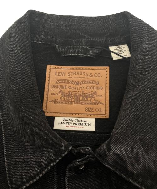 LEVI'S（リーバイス）LEVI'S (リーバイス) EDIFICE (エディフィス) 30th 別注 Type 1 Trucker Jacket ブラック サイズ:XXL 未使用品の古着・服飾アイテム
