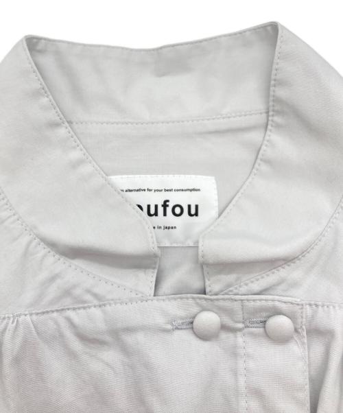 foufou（フーフー）foufou (フーフー) the musium uniform shirts グレー サイズ:FREEの古着・服飾アイテム