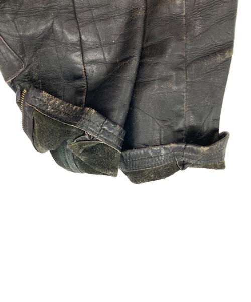 Langlitz Leathers（ラングリッツレザー）Langlitz Leathers (ラングリッツレザー) ［古着］パデッドカスケードレザージャケット ブラック サイズ:記載無しの古着・服飾アイテム