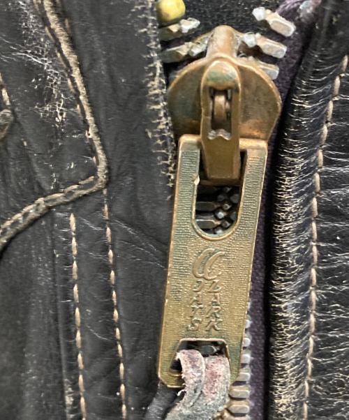 Langlitz Leathers（ラングリッツレザー）Langlitz Leathers (ラングリッツレザー) ［古着］パデッドカスケードレザージャケット ブラック サイズ:記載無しの古着・服飾アイテム