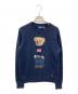 POLO RALPH LAUREN（ポロ・ラルフローレン）の古着「ポロベア ニット」｜ネイビー
