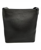 CLASKAクラスカ）の古着「SIMPLE LEATHER SHOULDER S」｜ブラック