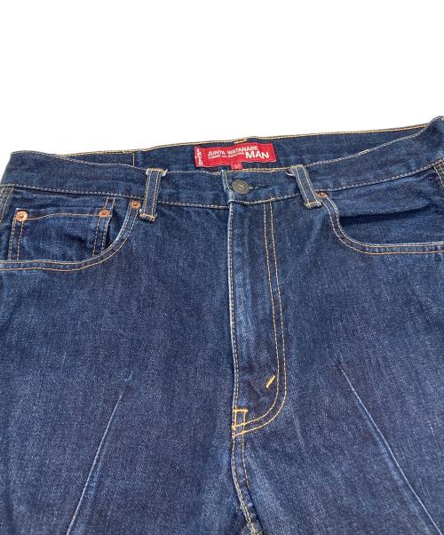 LEVI'S（リーバイス）LEVI'S (リーバイス) eYe COMME des GARCONS JUNYAWATANABE MAN (アイ コム デ ギャルソン ジュンヤ ワタナベ マン) クロップドペインターデニムパンツ インディゴ サイズ:Mの古着・服飾アイテム