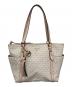 MICHAEL KORS（マイケルコース）の古着「SULLIVAN シグネチャー MD TZ トートバッグ」｜アイボリー