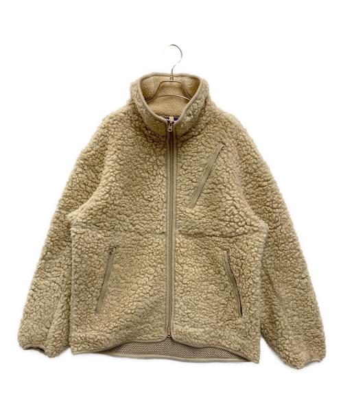 THE NORTHFACE PURPLELABEL（ザ・ノースフェイス パープルレーベル）THE NORTHFACE PURPLELABEL (ザ・ノースフェイス パープルレーベル) Wool Boa Fleece Field Jacket ベージュ サイズ:Mの古着・服飾アイテム