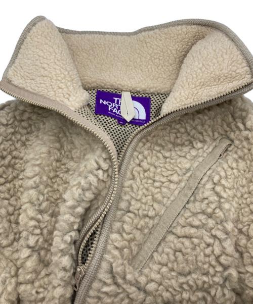 THE NORTHFACE PURPLELABEL（ザ・ノースフェイス パープルレーベル）THE NORTHFACE PURPLELABEL (ザ・ノースフェイス パープルレーベル) Wool Boa Fleece Field Jacket ベージュ サイズ:Mの古着・服飾アイテム