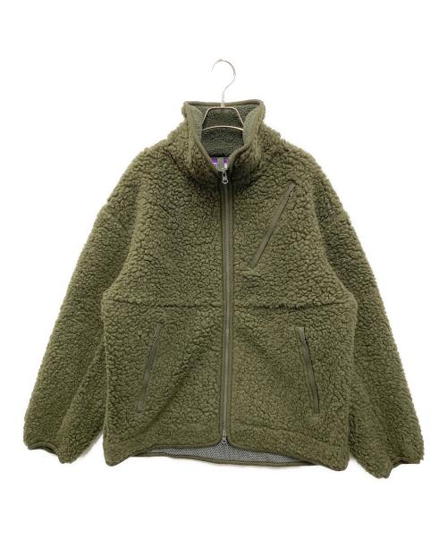 THE NORTHFACE PURPLELABEL（ザ・ノースフェイス パープルレーベル）THE NORTHFACE PURPLELABEL (ザ・ノースフェイス パープルレーベル) Wool Boa Fleece Field Jacket オリーブ サイズ:Mの古着・服飾アイテム