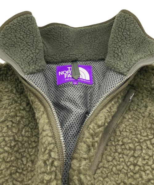 THE NORTHFACE PURPLELABEL（ザ・ノースフェイス パープルレーベル）THE NORTHFACE PURPLELABEL (ザ・ノースフェイス パープルレーベル) Wool Boa Fleece Field Jacket オリーブ サイズ:Mの古着・服飾アイテム