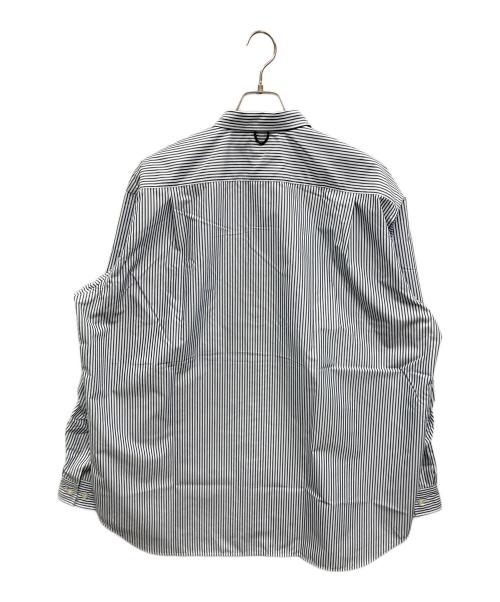 DAIWA PIER39（ダイワ ピア39）DAIWA PIER39 (ダイワ ピア39) TECH REGULAR COLLAR SHIRT L/S STRIPE ブルー×ホワイト サイズ:L 未使用品の古着・服飾アイテム