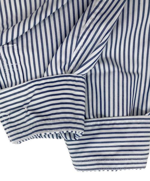 DAIWA PIER39（ダイワ ピア39）DAIWA PIER39 (ダイワ ピア39) TECH REGULAR COLLAR SHIRT L/S STRIPE ブルー×ホワイト サイズ:L 未使用品の古着・服飾アイテム