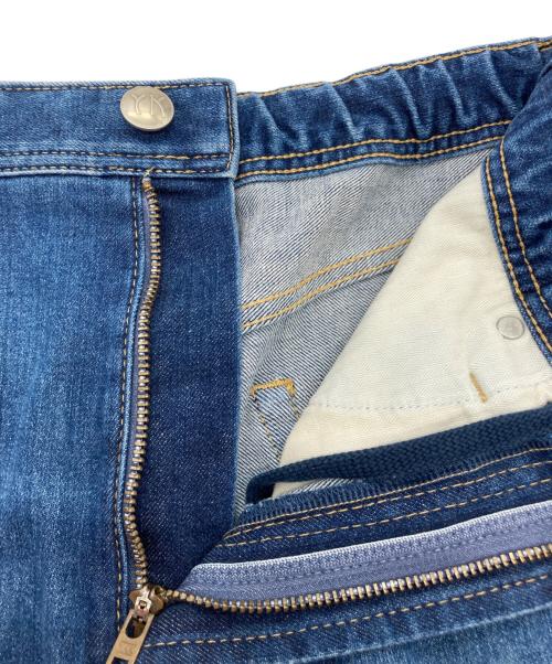 YANUK（ヤヌーク）YANUK (ヤヌーク) PREMIUM2 ワイドストレート ROOMY インディゴ サイズ:Sの古着・服飾アイテム