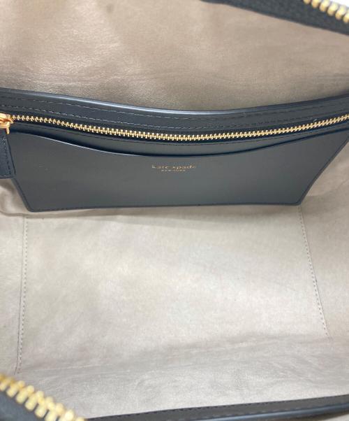 Kate Spade（ケイトスペード）Kate Spade (ケイトスペード) グラマシー ミディアム サッチェル ブラックの古着・服飾アイテム