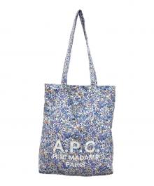 A.P.C.（アーペーセー）の古着「LOU RUE MADAME トートバッグ」｜スカイブルー