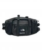 SUPREME×THE NORTH FACEシュプリーム×ザ ノース フェイス）の古着「Leather Mountain Waist Bag」｜ブラック