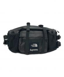 SUPREME×THE NORTH FACE（シュプリーム×ザ ノース フェイス）の古着「Leather Mountain Waist Bag」｜ブラック