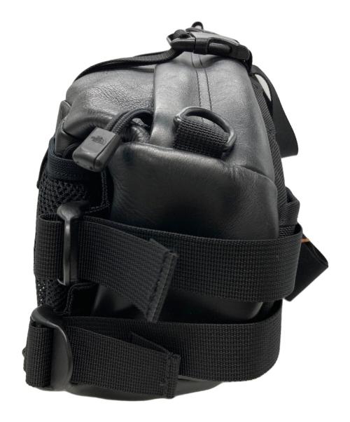 SUPREME（シュプリーム）Supreme (シュプリーム) THE NORTH FACE (ザ ノース フェイス) Leather Mountain Waist Bag ブラックの古着・服飾アイテム