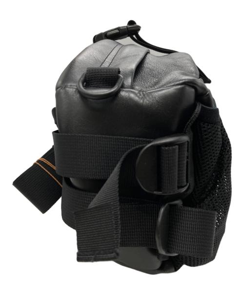 SUPREME（シュプリーム）Supreme (シュプリーム) THE NORTH FACE (ザ ノース フェイス) Leather Mountain Waist Bag ブラックの古着・服飾アイテム