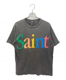 SAINT MICHAEL（セントマイケル）の古着「Coloful Saint Tee」｜ブラック