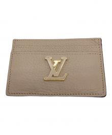LOUIS VUITTON（ルイ ヴィトン）の古着「ポルト カルト カプシーヌ カードケース」｜ガレ（ベージュ）
