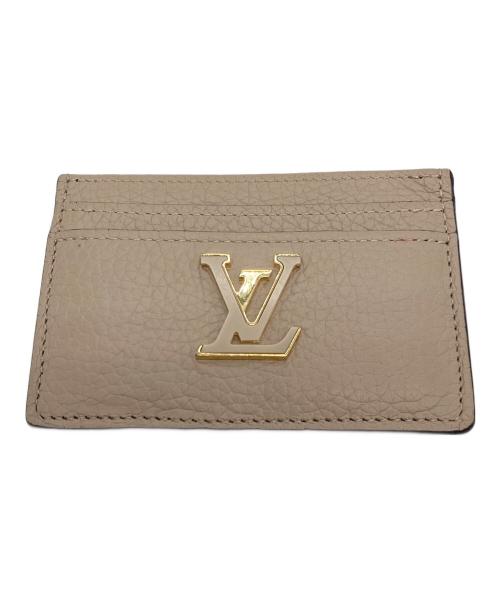 LOUIS VUITTON（ルイ ヴィトン）LOUIS VUITTON (ルイ ヴィトン) ポルト カルト カプシーヌ カードケース ガレ（ベージュ）の古着・服飾アイテム