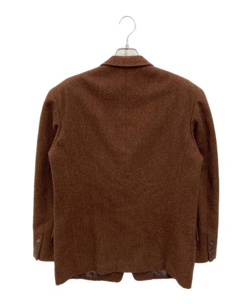 Y's for men（ワイズフォーメン）Y'S for men (ワイズフォーメン) ウール3Bテーラードジャケット ブラウン サイズ:Sの古着・服飾アイテム