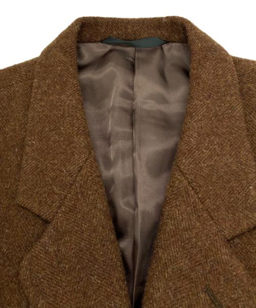 Y's for men（ワイズフォーメン）Y'S for men (ワイズフォーメン) ウール3Bテーラードジャケット ブラウン サイズ:Sの古着・服飾アイテム