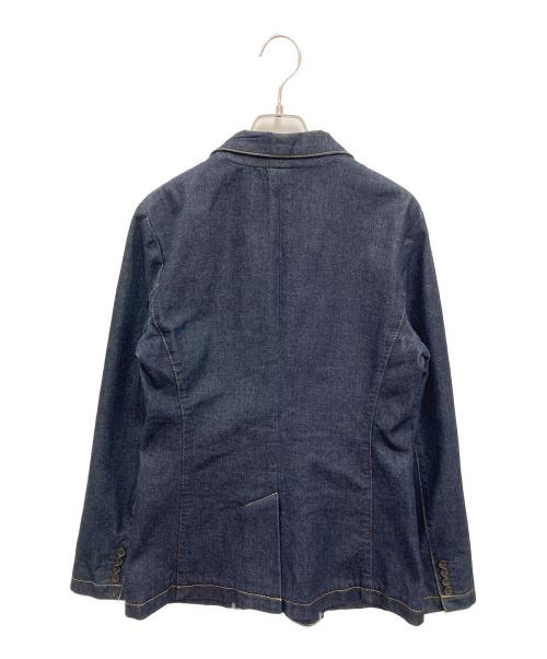 POLO RALPH LAUREN（ポロ・ラルフローレン）POLO RALPH LAUREN (ポロ・ラルフローレン) Single Breasted Denim Blazer インディゴ サイズ:6の古着・服飾アイテム
