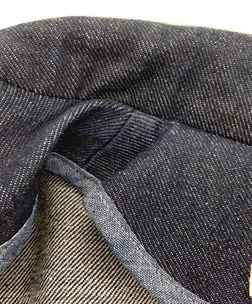 POLO RALPH LAUREN（ポロ・ラルフローレン）POLO RALPH LAUREN (ポロ・ラルフローレン) Single Breasted Denim Blazer インディゴ サイズ:6の古着・服飾アイテム