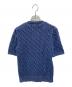 POLO RALPH LAUREN (ポロ・ラルフローレン) ケーブルニットショートスリーブカーディガン ネイビー サイズ:M：10000円