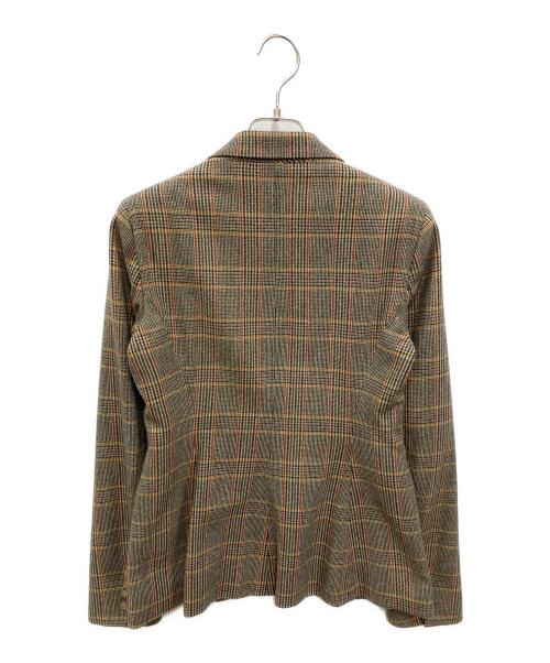 POLO RALPH LAUREN（ポロ・ラルフローレン）POLO RALPH LAUREN (ポロ・ラルフローレン) Glen Plaid Wool Blend Blazer グレー サイズ:4の古着・服飾アイテム