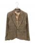 POLO RALPH LAUREN（ポロ・ラルフローレン）の古着「Glen Plaid Wool Blend Blazer」｜グレー