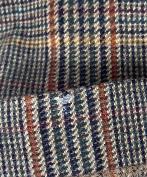 POLO RALPH LAUREN（ポロ・ラルフローレン）POLO RALPH LAUREN (ポロ・ラルフローレン) Glen Plaid Wool Blend Trousers グレーの古着・服飾アイテム