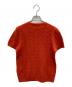 POLO RALPH LAUREN (ポロ・ラルフローレン) ウールカシミヤ 半袖ニット オレンジ サイズ:M：10000円