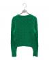 POLO RALPH LAUREN (ポロ・ラルフローレン) フラッグケーブル コットン クロップド セーター グリーン サイズ:Ｓ：18000円