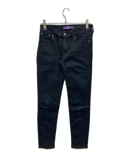 RALPH LAUREN Purple Label（ラルフ ローレン パープル レーベル）RALPH LAUREN PURPLE LABEL (ラルフ ローレン パープル レーベル) ストレッチデニムパンツ ブラック サイズ:SIZE 27の古着・服飾アイテム