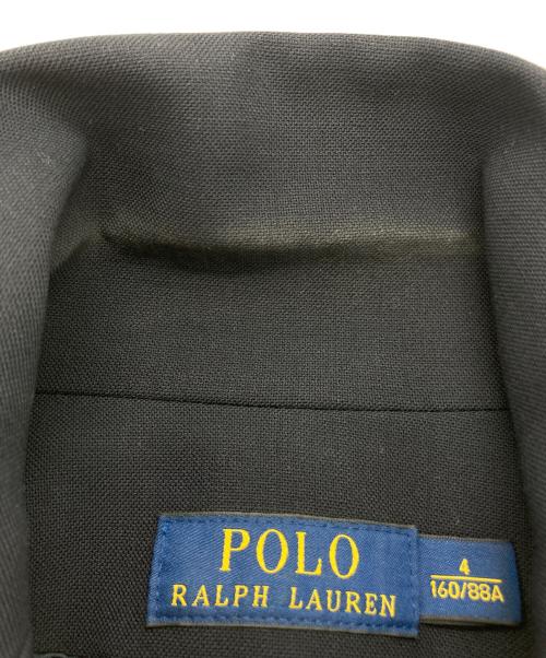 POLO RALPH LAUREN（ポロ・ラルフローレン）POLO RALPH LAUREN (ポロ・ラルフローレン) 金釦ダブルロングブレザーコート ネイビー サイズ:4の古着・服飾アイテム