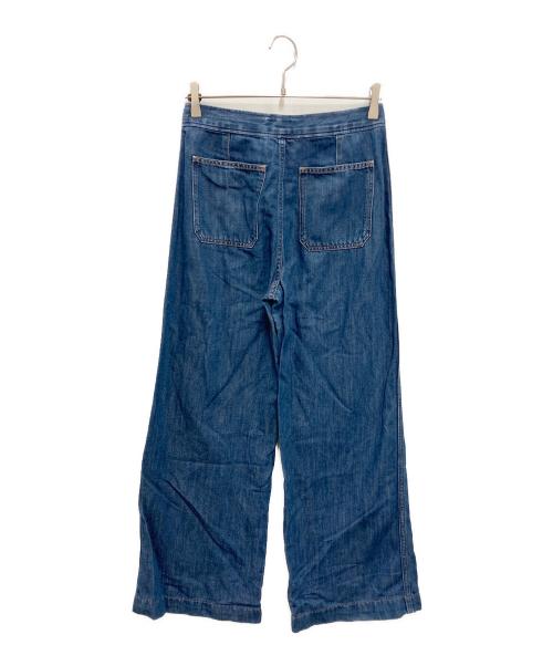 POLO RALPH LAUREN（ポロ・ラルフローレン）POLO RALPH LAUREN (ポロ・ラルフローレン) ワイドレッグフレアジーンズ インディゴ サイズ:26Sの古着・服飾アイテム