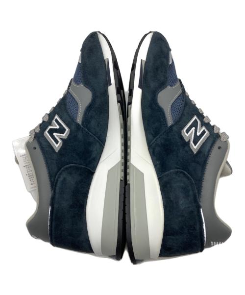 NEW BALANCE（ニューバランス）NEW BALANCE (ニューバランス) ローカットスニーカー ネイビー サイズ:9　1/2 未使用品の古着・服飾アイテム
