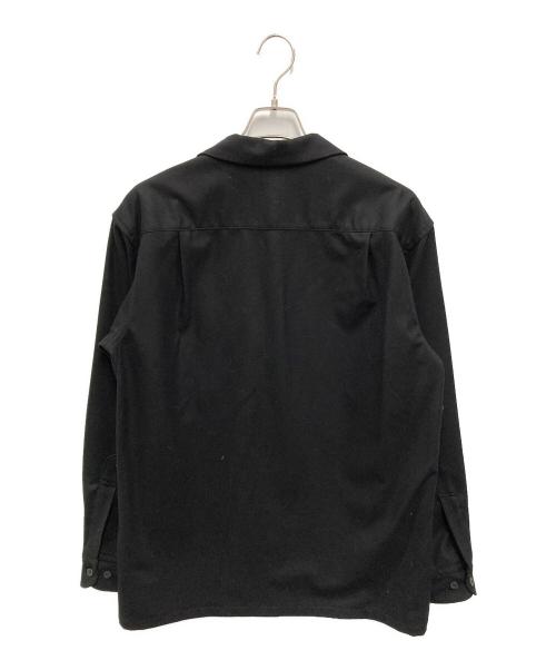 PENDLETON（ペンドルトン）PENDLETON (ペンドルトン) ウォッシャブウールオープンカラーボードシャツ ブラック サイズ:Mの古着・服飾アイテム