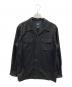 PENDLETON（ペンドルトン）の古着「ウォッシャブウールオープンカラーボードシャツ」｜ブラック