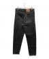 LEVI'S (リーバイス) 後染め550デニムパンツ ブラック サイズ:SIZE W34：10000円