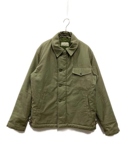 F.O.B FACTORY（エフオービー ファクトリー）F.O.B FACTORY (エフオービー ファクトリー) MOLESKIN RIDING JKT グリーン サイズ:SIZE 4の古着・服飾アイテム