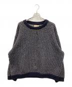 L.L.Beanエルエルビーン）の古着「【古着】Birds Eye Sweater」｜ネイビー×ホワイト
